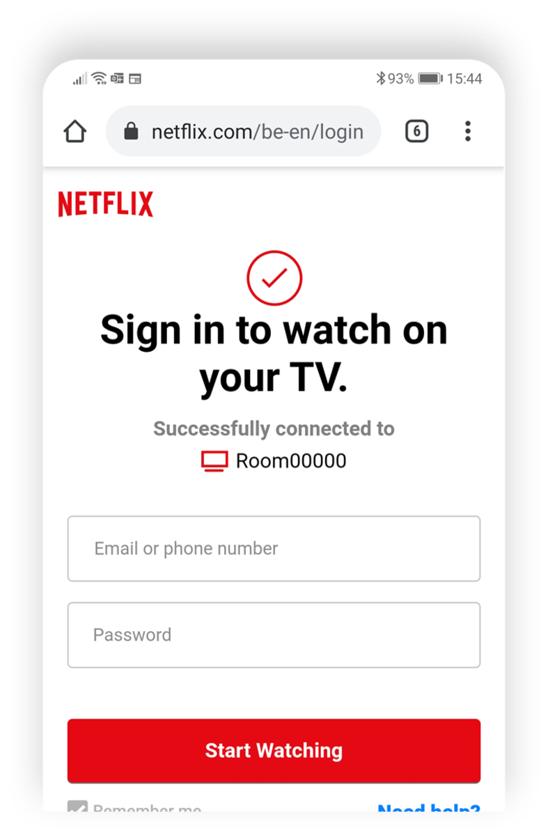 How to connect netflix hot sale from mobile to tv