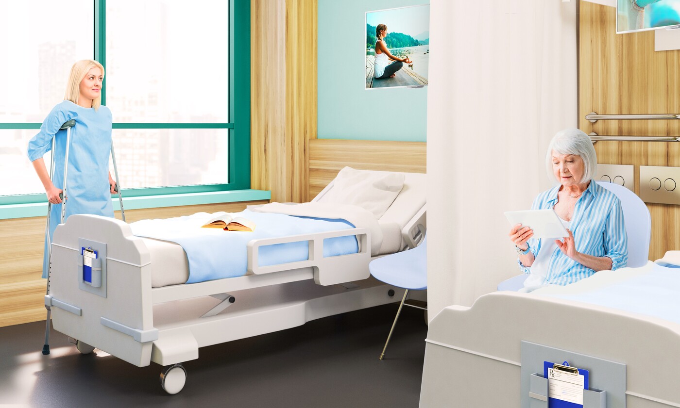 06 Bedside TV Healthcare Hospital Room 2