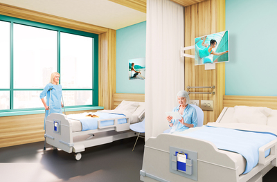 06 Bedside TV Healthcare Hospital Room (1)