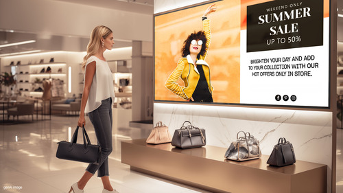 Retail-AI-Image-Fashion_Store_LD1-Signage 3000 Series-Q-line